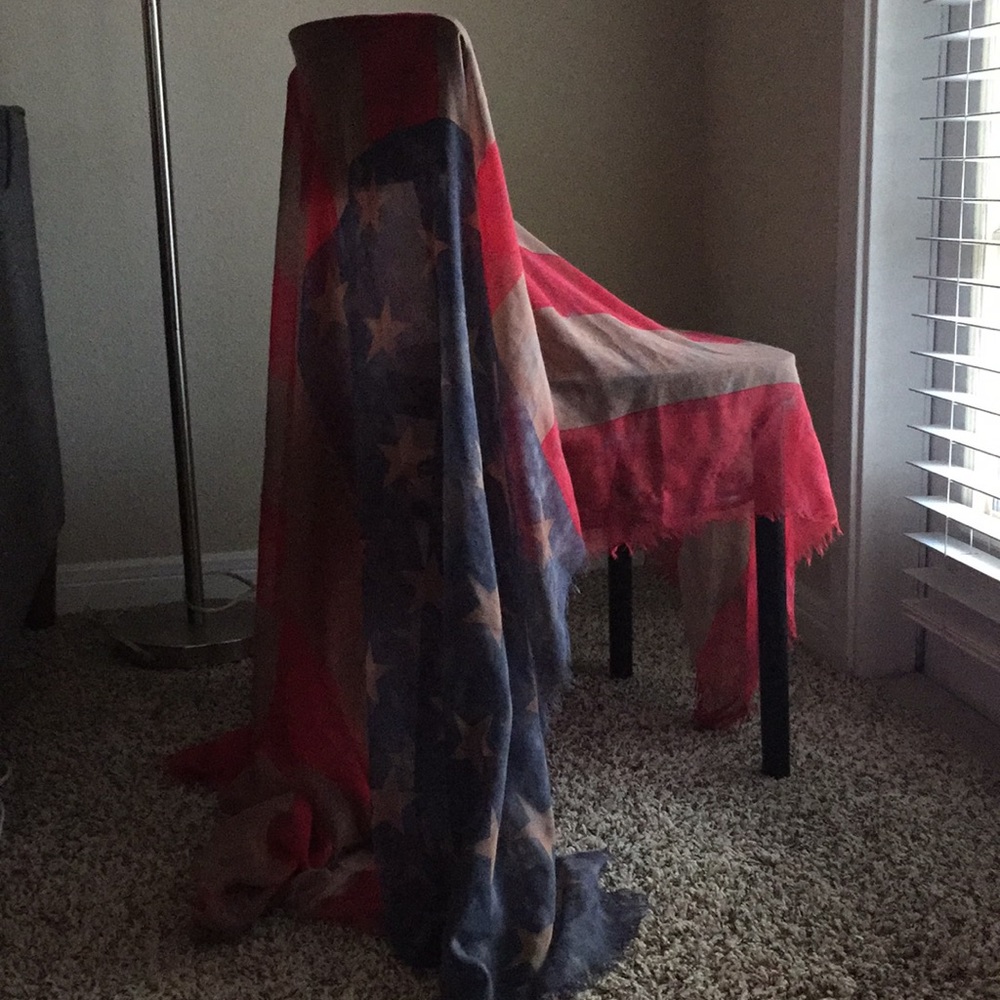 Free People Tattered Flag Scarf